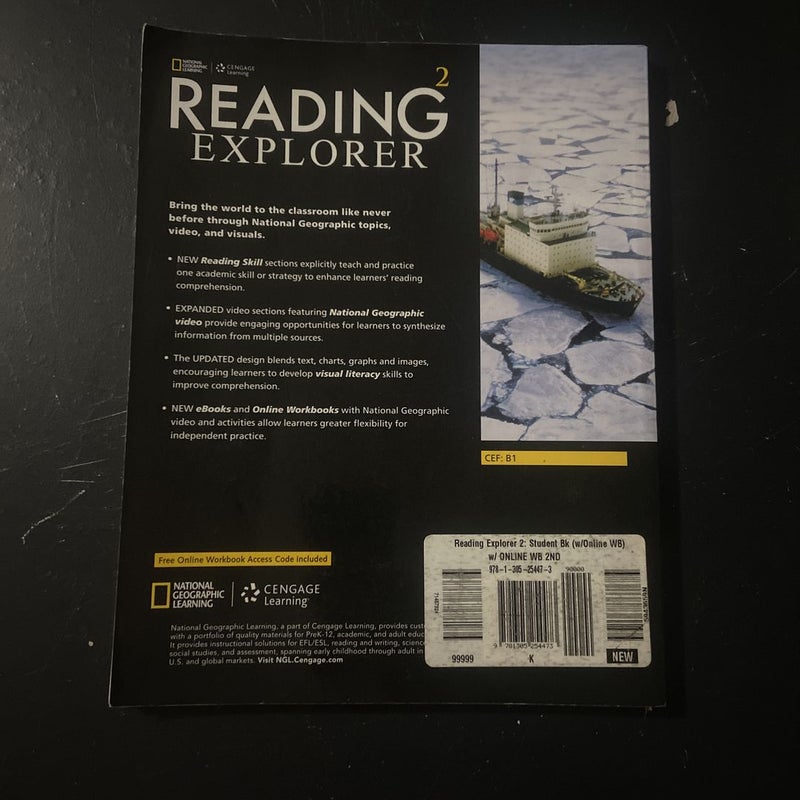 Reading Explorer 2 with Online Workbook