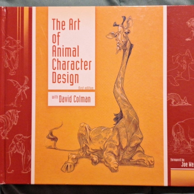 The Art of Animal Character Design with David Colman, First Edition, English