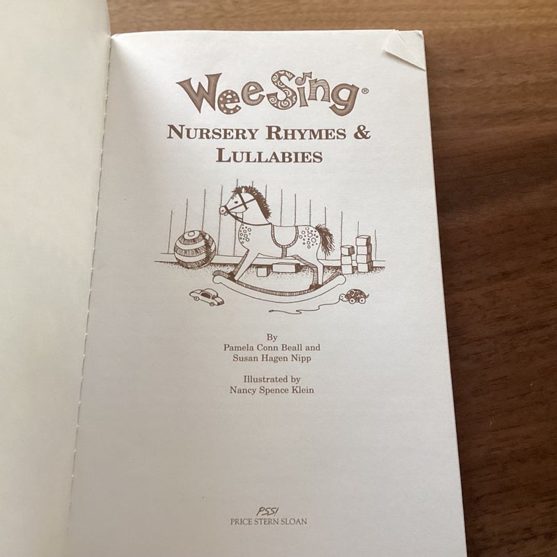 Wee Sing Nursery Rhymes and Lullabies by Pamela Conn Beall, Paperback