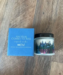 Bookish Box An Heir Comes To Rise Candle