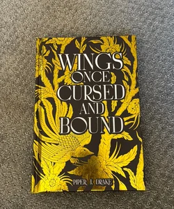 Wings Once Cursed and Bound bookish box special edition signed