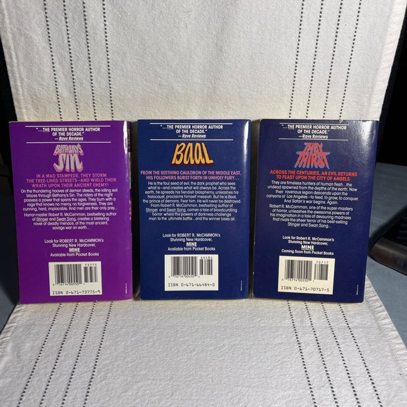 Robert McCammon Pocket Books Bundle