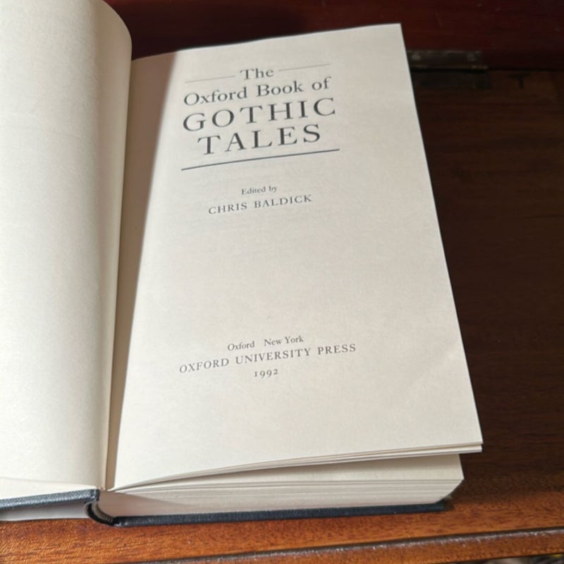 The Oxford Book of Gothic Tales (1992)