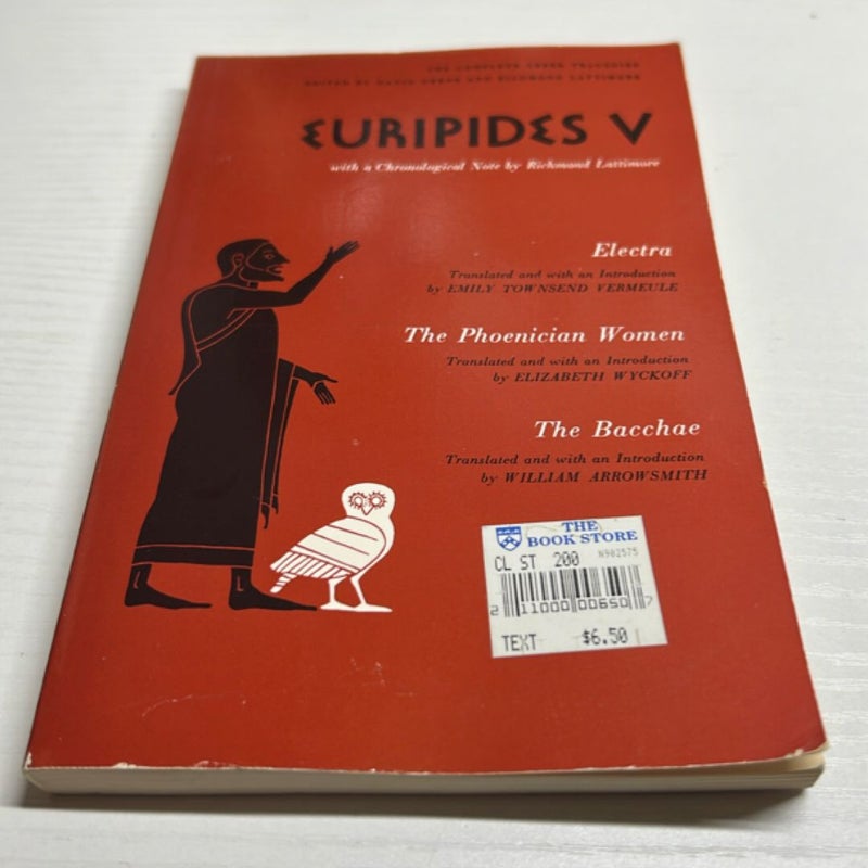 The Complete Greek Tragedies: Euripides V