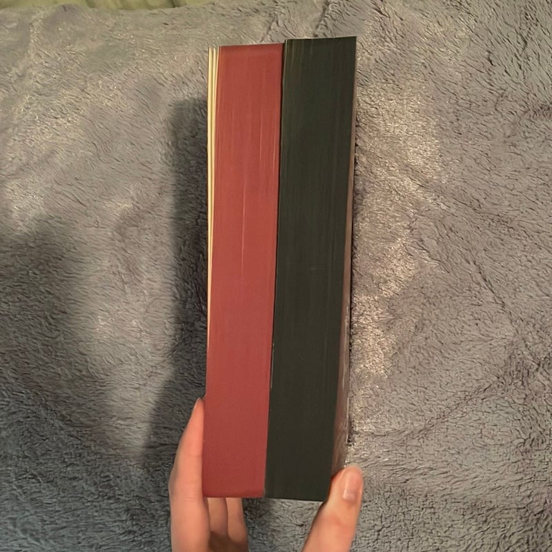Ninth House and Hell Bent Special Edition by Leigh Bardugo, Barnes and Noble Edition, sprayed edges