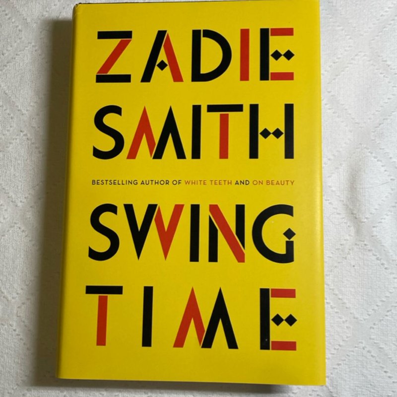 a used copy of Swing Time by Zadie Smith 