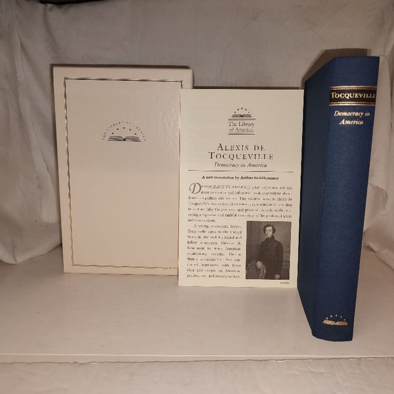Alexis de Tocqueville Democracy in America The Library of America