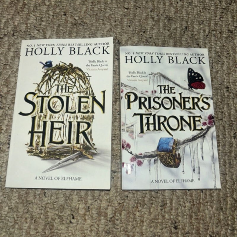 The Stolen Heir and Prisoners Throne holly black
