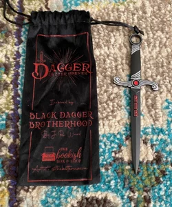 Bookishbox Black Dagger Brotherhood dagger letter opener 