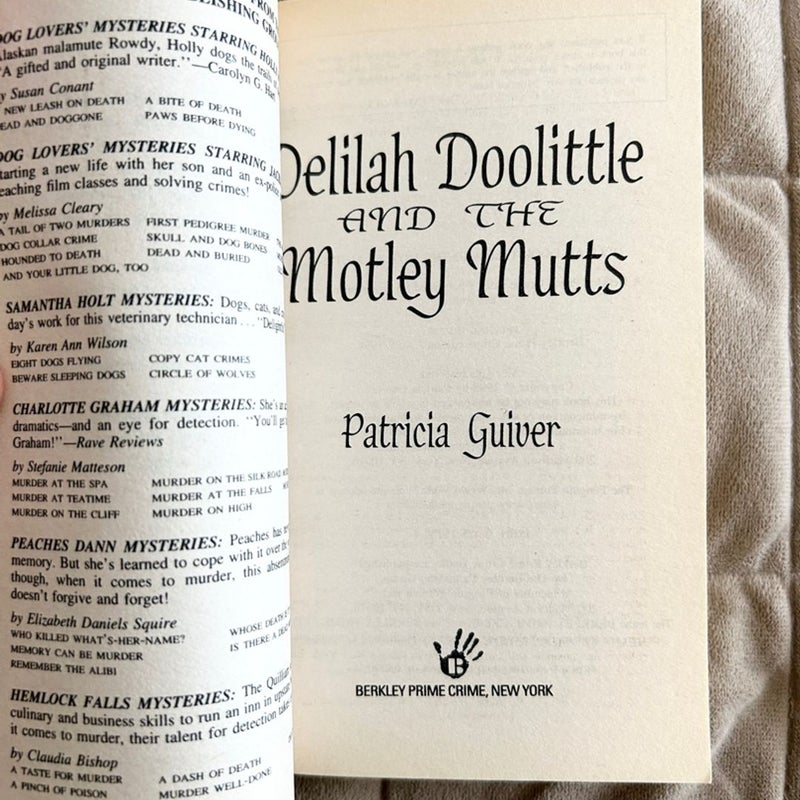 Delilah Doolittle and the Motley Mutts 1632