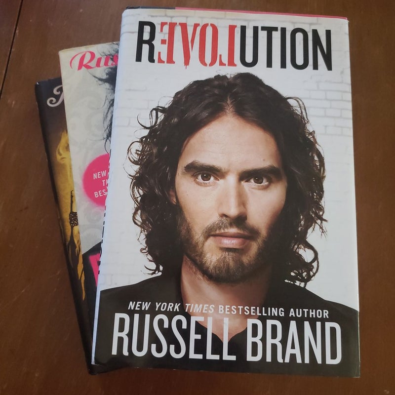 Russell Brand Book Lot: Revolution, My Book Wook