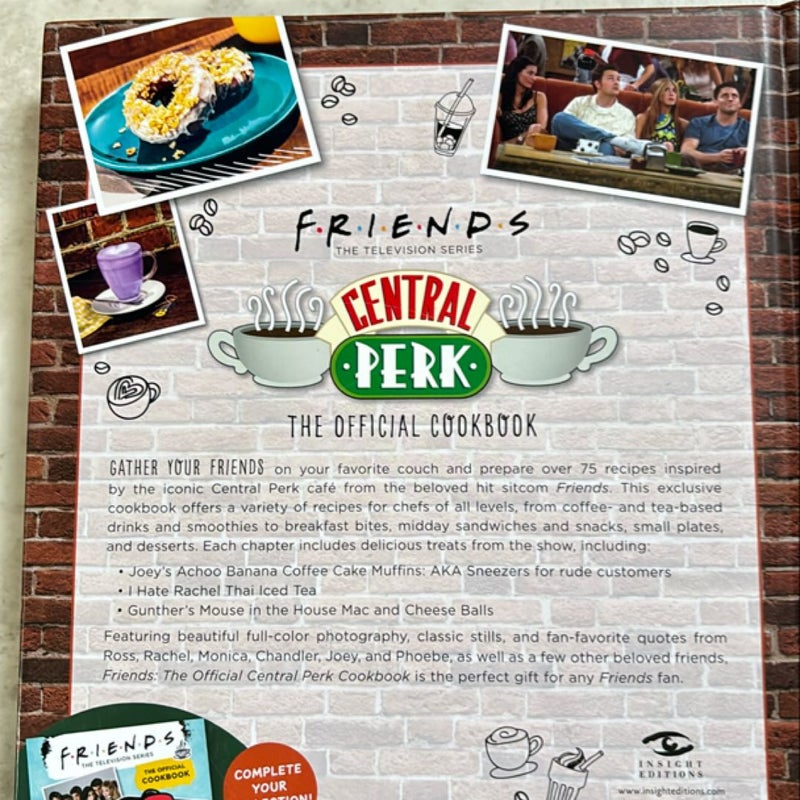 Friends: the Official Central Perk Cookbook (Classic TV Cookbooks, 90s TV)