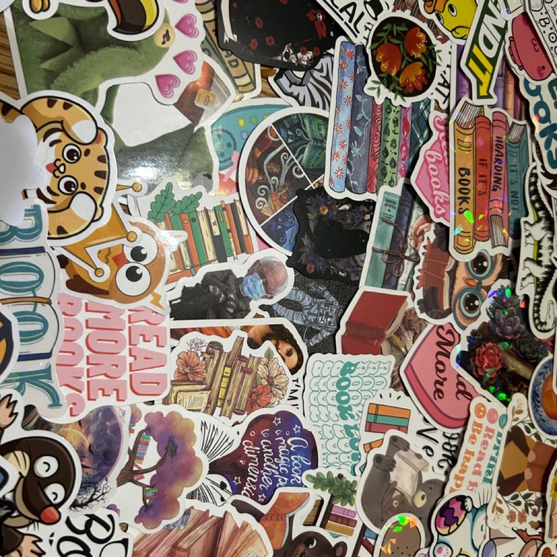 10 mystery stickers 