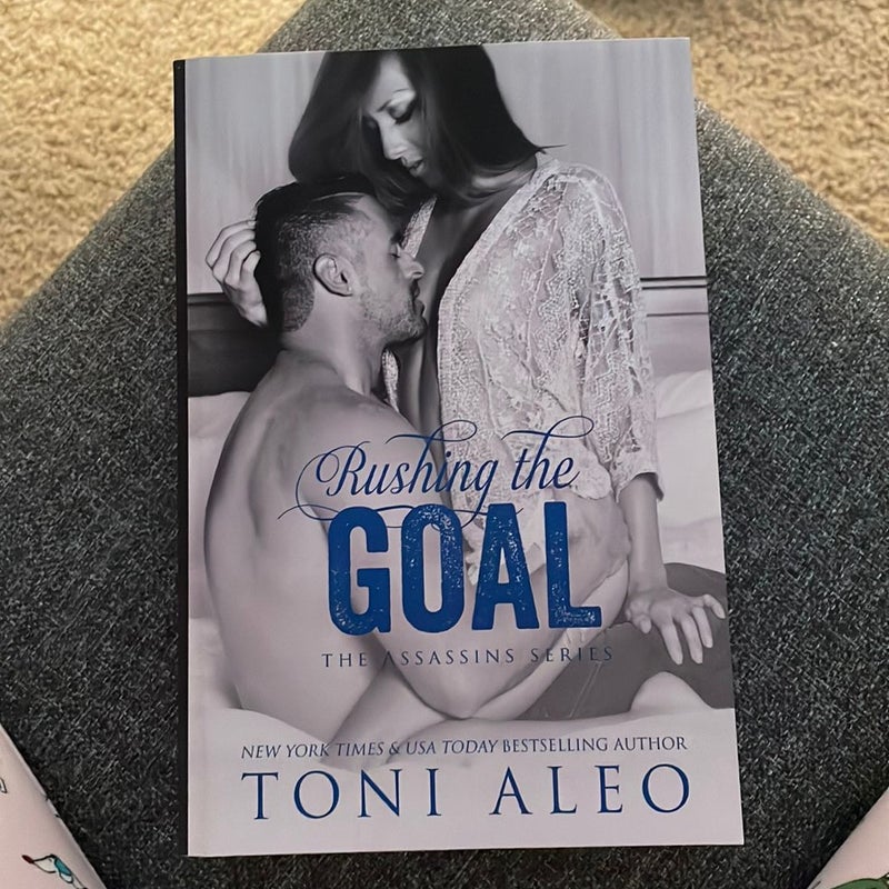 Rushing the Goal (signed by the author)