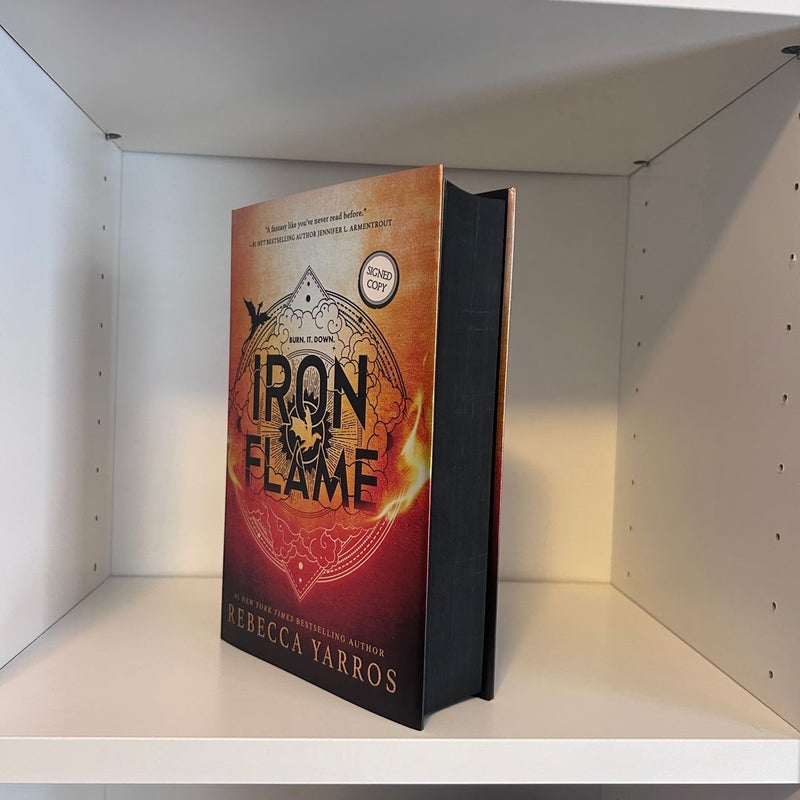 Iron Flame SIGNED, First Printing