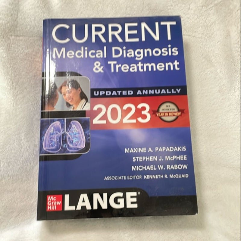 CURRENT Medical Diagnosis and Treatment 2023