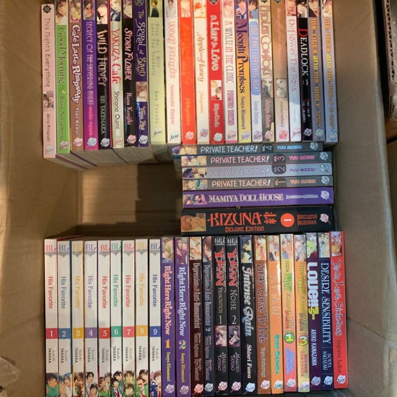  Huge yaoi/bl manga lot 