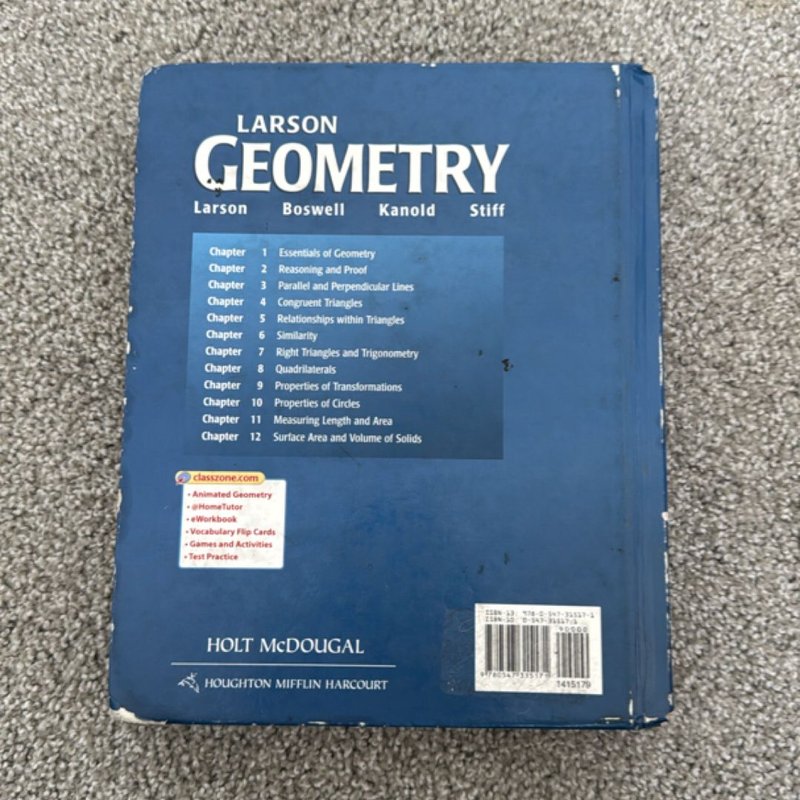 Holt McDougal - Larson Geometry by Larson
