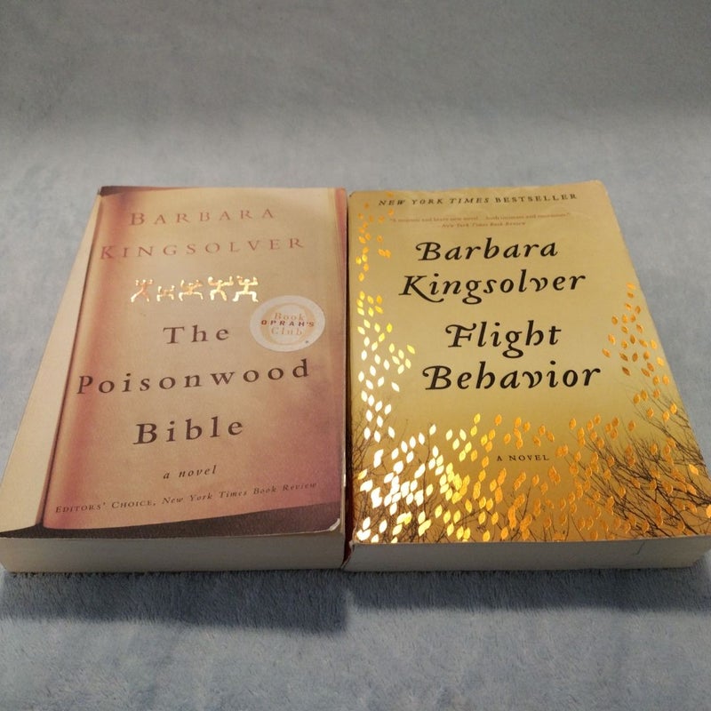 * BUNDLE * The Poisonwood Bible & Flight Behavior 