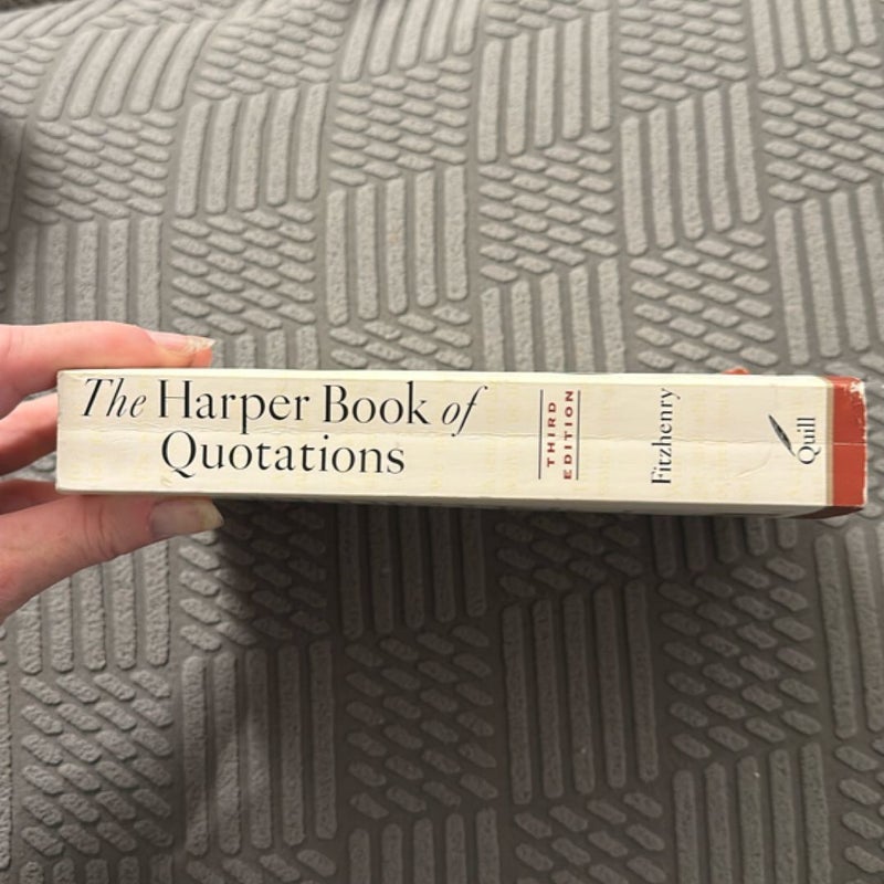 The Harper Book of Quotations Revised Edition