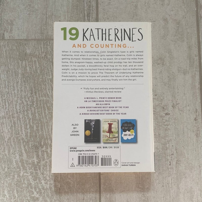 An Abundance of Katherines