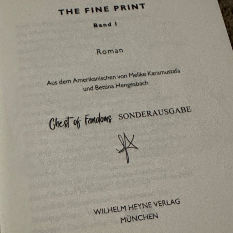 the fine print special edition 