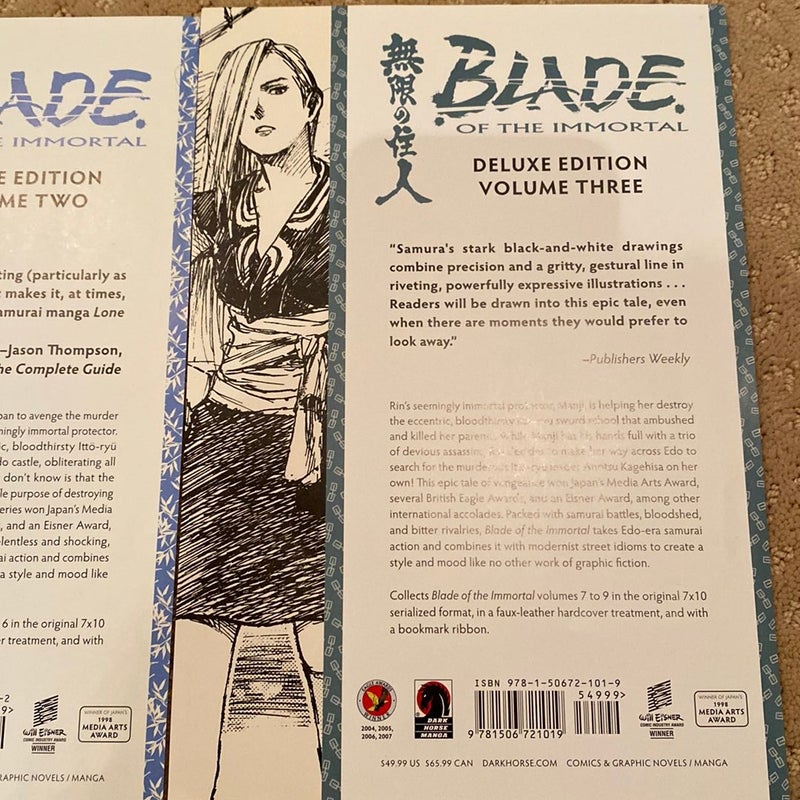 Blade of the Immortal Deluxe Volume 1-3