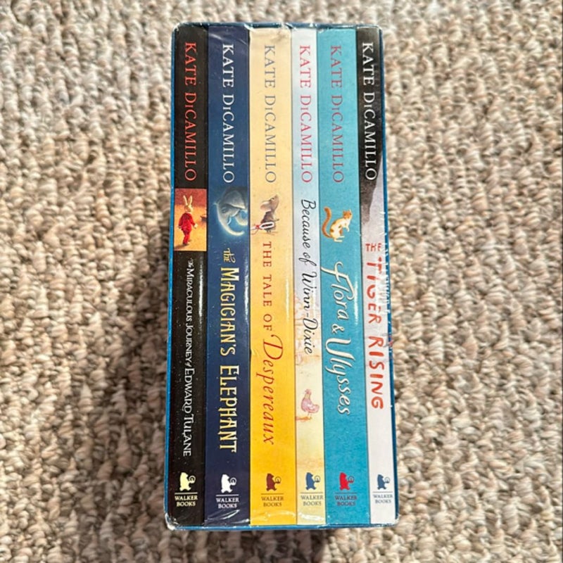 Kate DiCamillo Classic Six-Book Collection: Tales of Despereaux, Edward Tulane, Flora & Ulysses, Winn Dixie, Magician’s Elephant, Tiger Rising