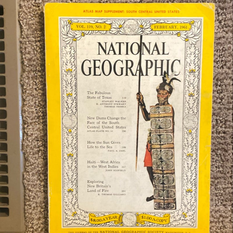 National Geographic Magazine - February 1961