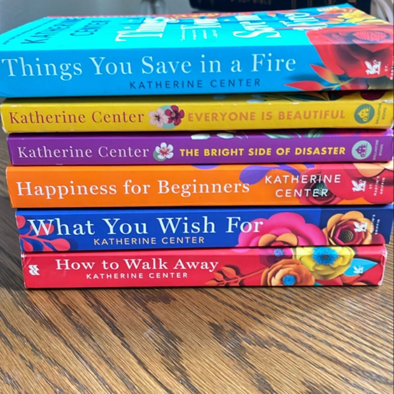 Set of 6 Katherine Center books