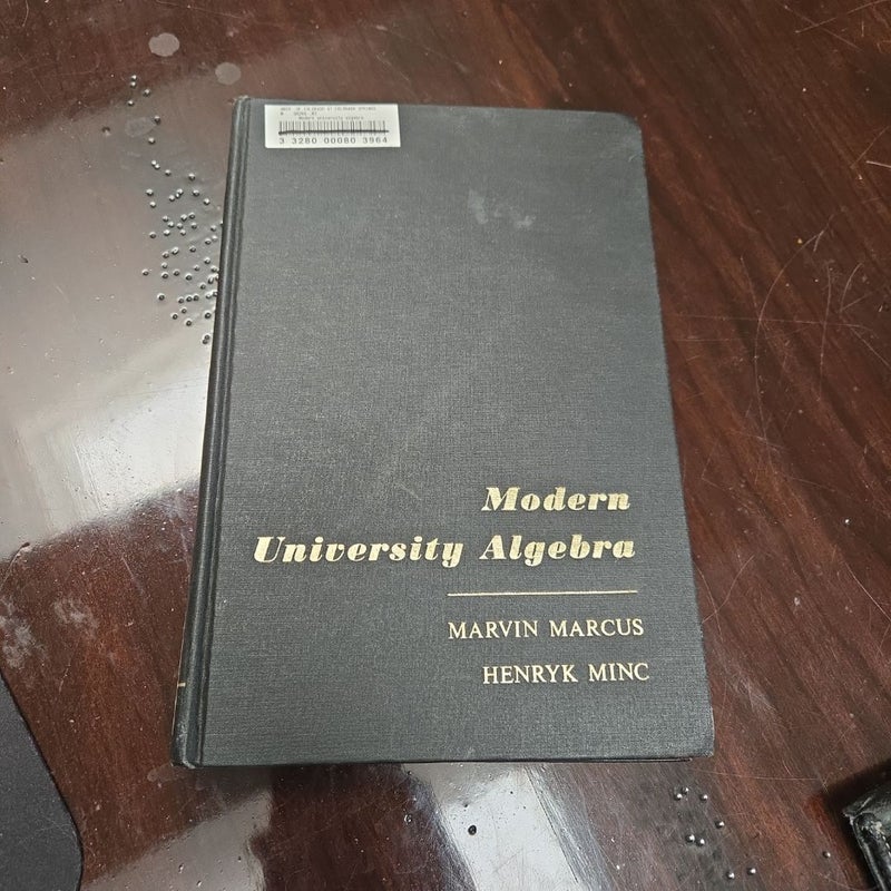 Modern University Algebra