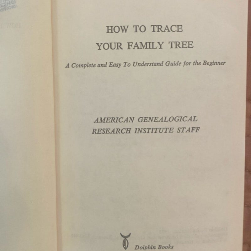 How to Trace Your Family Tree