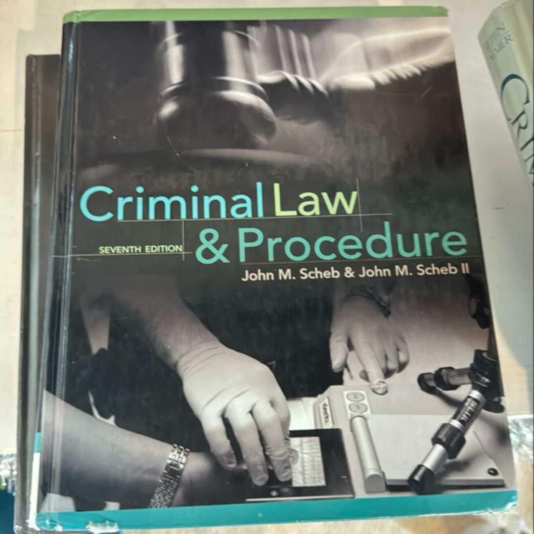 Criminal Law and Procedure