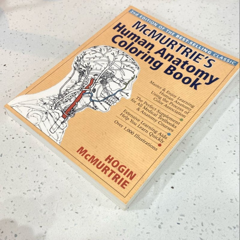 McMurtrie's Human Anatomy Coloring Book