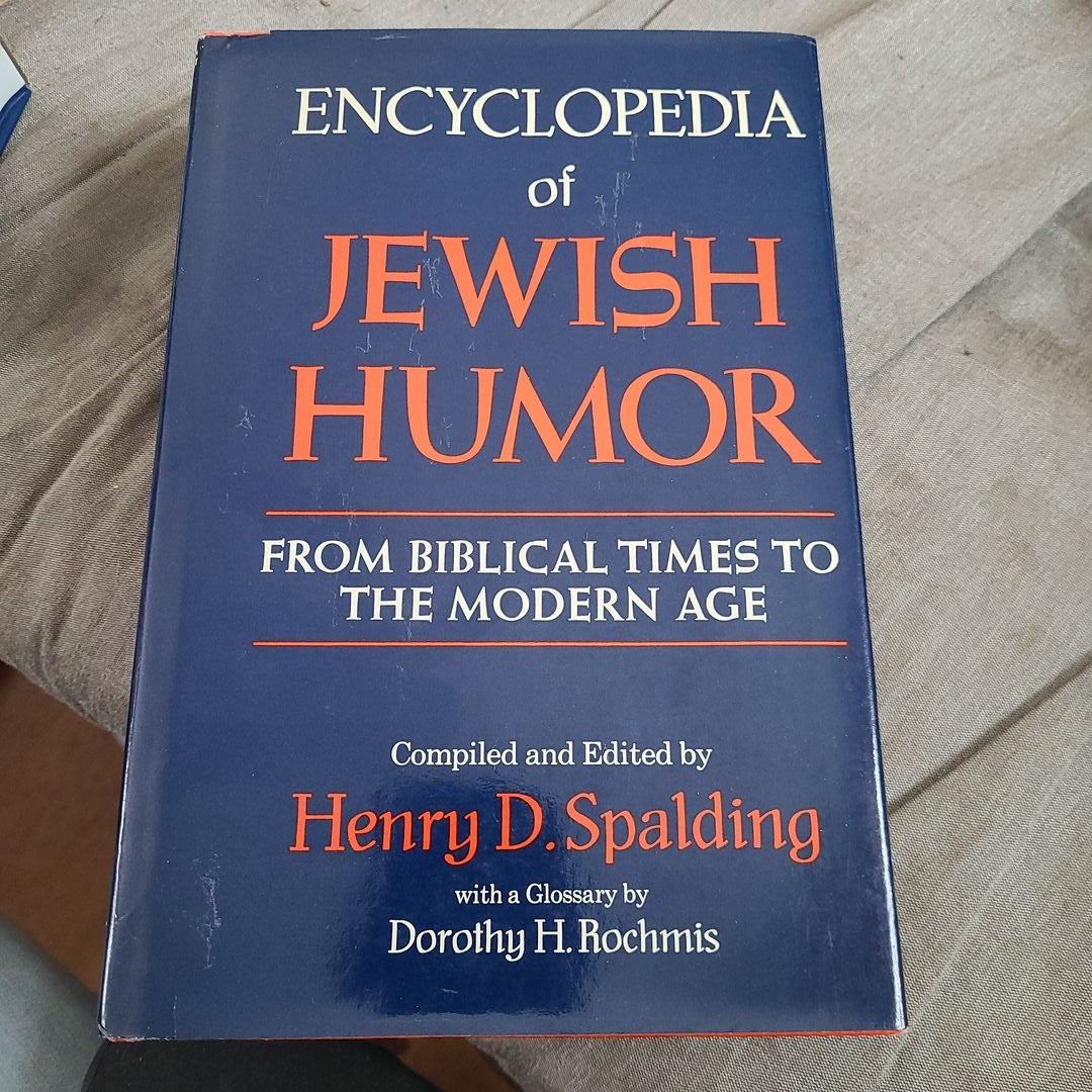 Encyclopedia Of Jewish Humor By Henry D. Spalding, Hardcover | Pangobooks