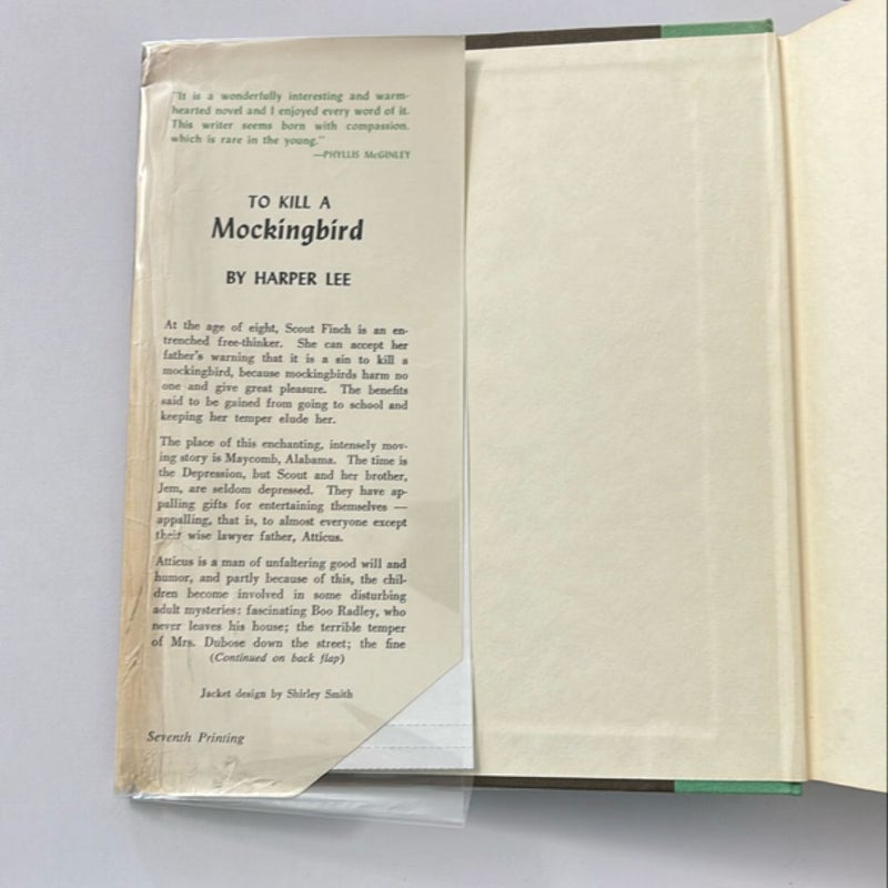 To Kill a Mocking Bird 7th Printing 