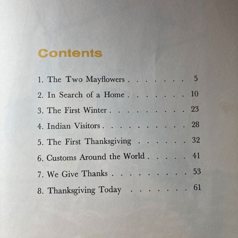 A Holiday Book Thanksgiving 1963