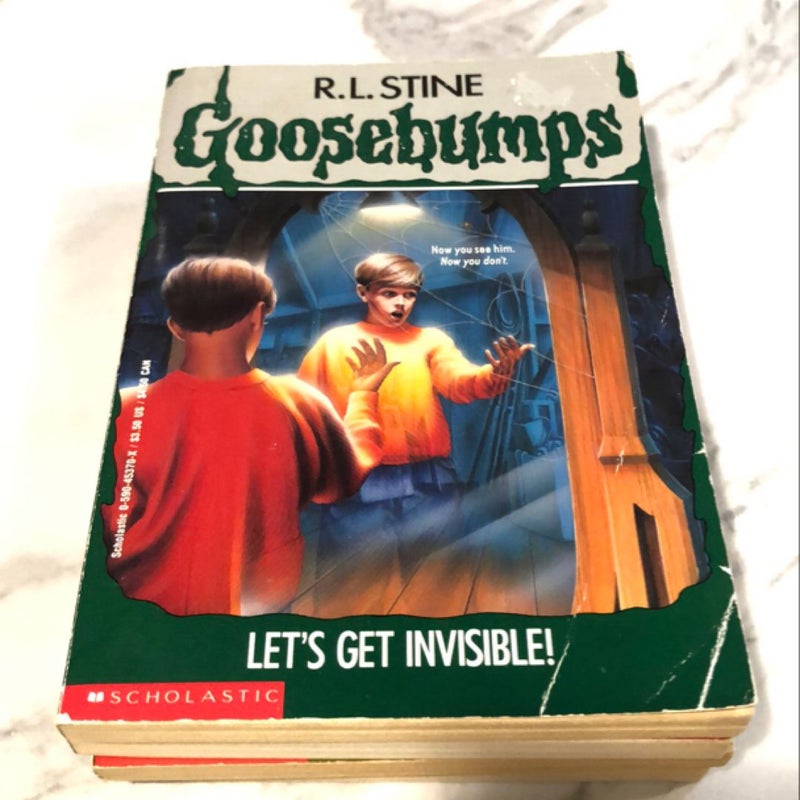 Vintage Goosebumps 5 book set