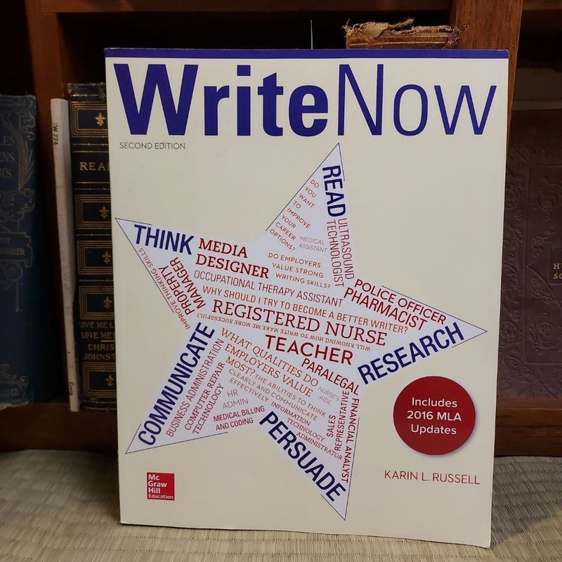 Write Now 2e MLA 2016 UPDATE