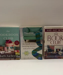 Women’s Friendship (3 Book) Bundle: The Cookbook Club, The Beach Street Knitting Society & Yarn Club, and The Book Club 