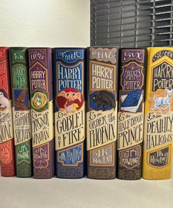 Complete Hardcover Harry Potter Series With New Dust Jackets