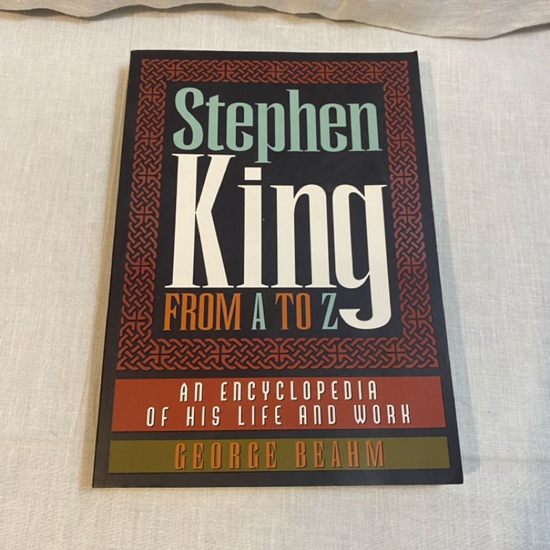 Stephen King from A to Z