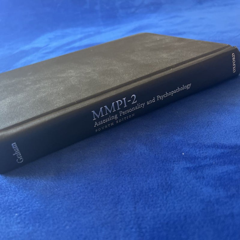 Assessing personality in psychopathology fourth edition MMPI-2 assessing Personality and Psychopathology fourth edition