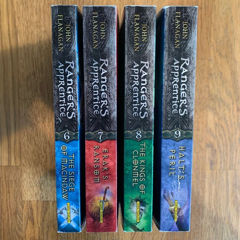 LOT OF 4 The Ranger’s Apprentice (Books 6-9)