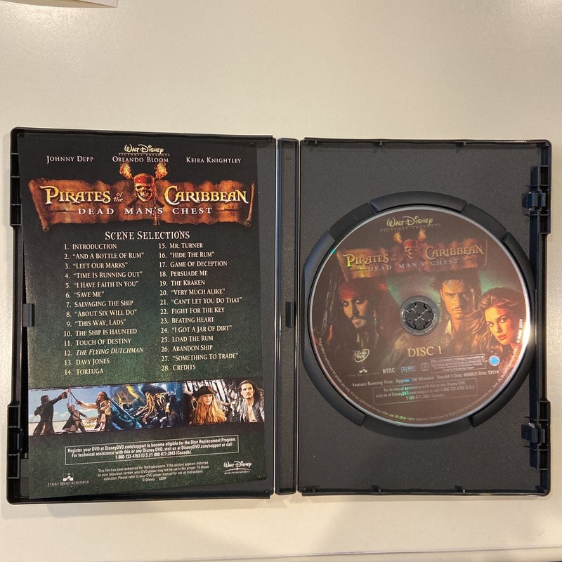 DVD Pirates of the Caribbean-Dead Man’s Chest