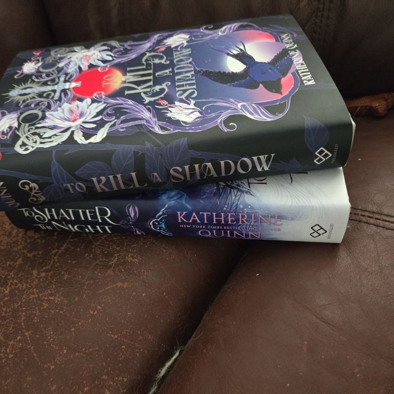 Owlcrate signed to kill a shadow first edition to shatter the night