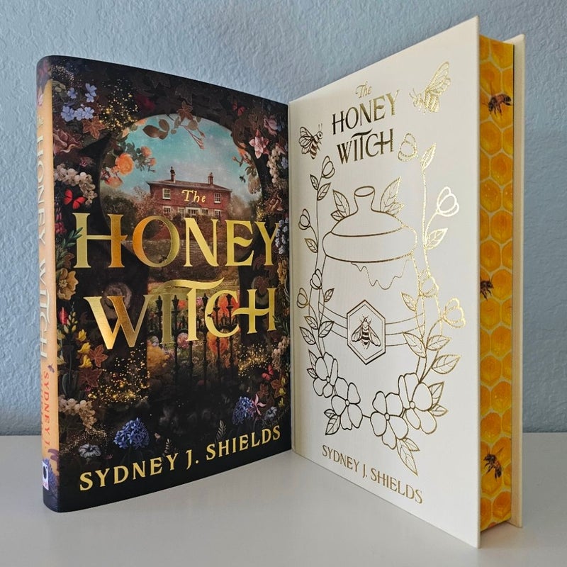 The Honey Witch by Sydney J. Shields Sprayed Edges Endpaper Artwork Fairyloot Special Edition NEW