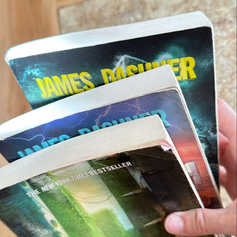 The Maze Runner, The Scorch Trials, The Death Cure