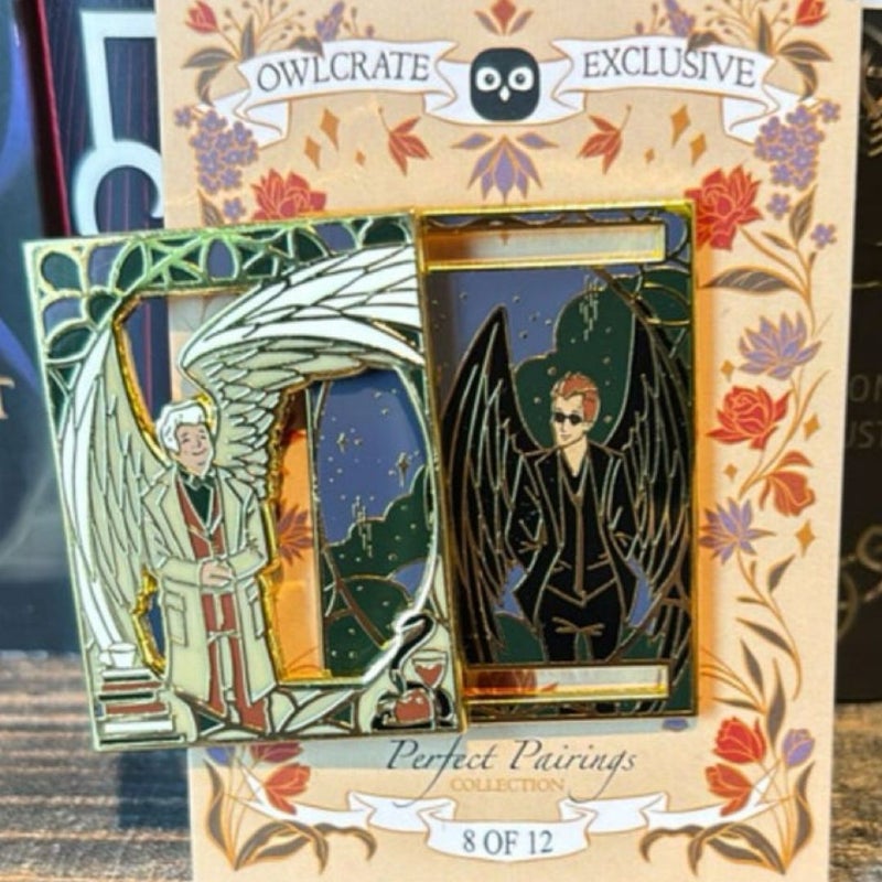 Owlcrate Perfect Pairings #8 Good Omens pin