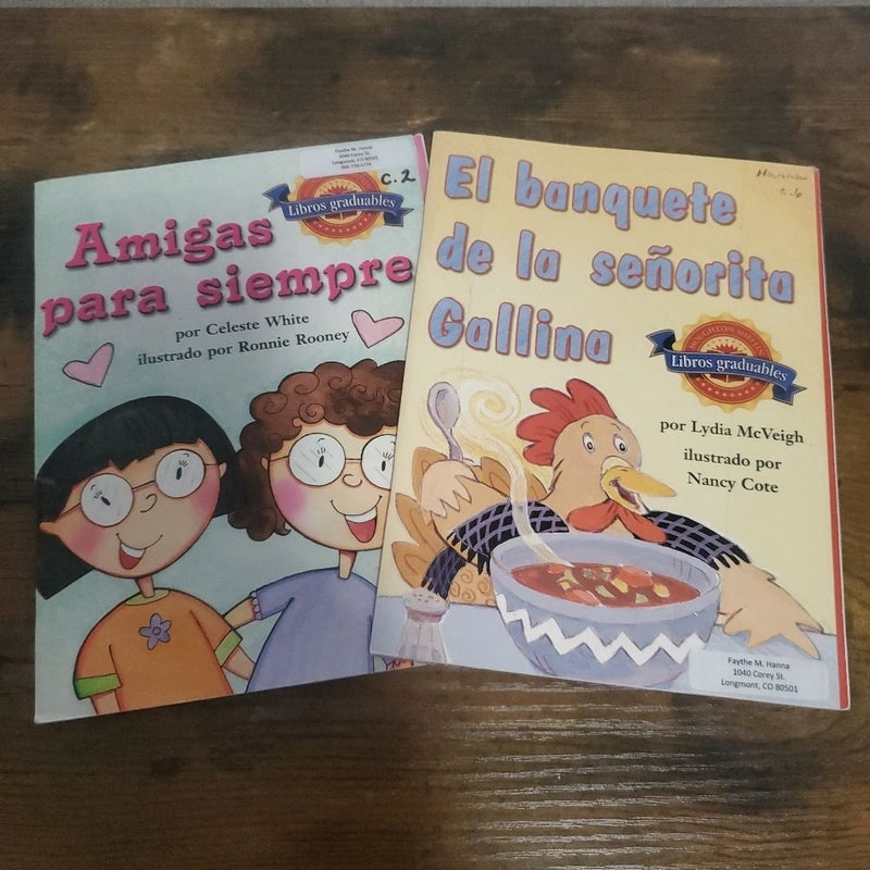 Various Bi-lingual/Spanish Children's Books 